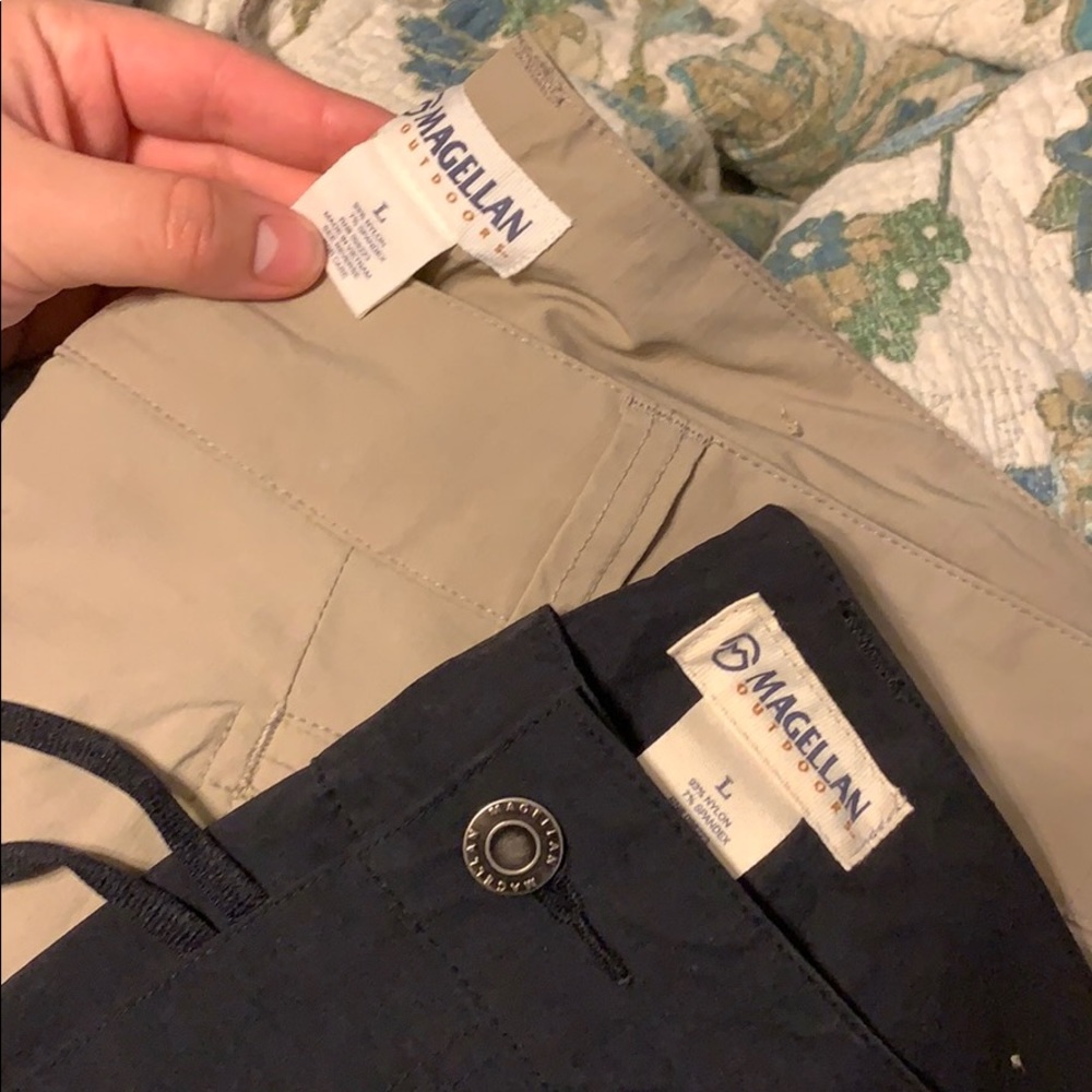 Magellan Outdoors pants black and khaki